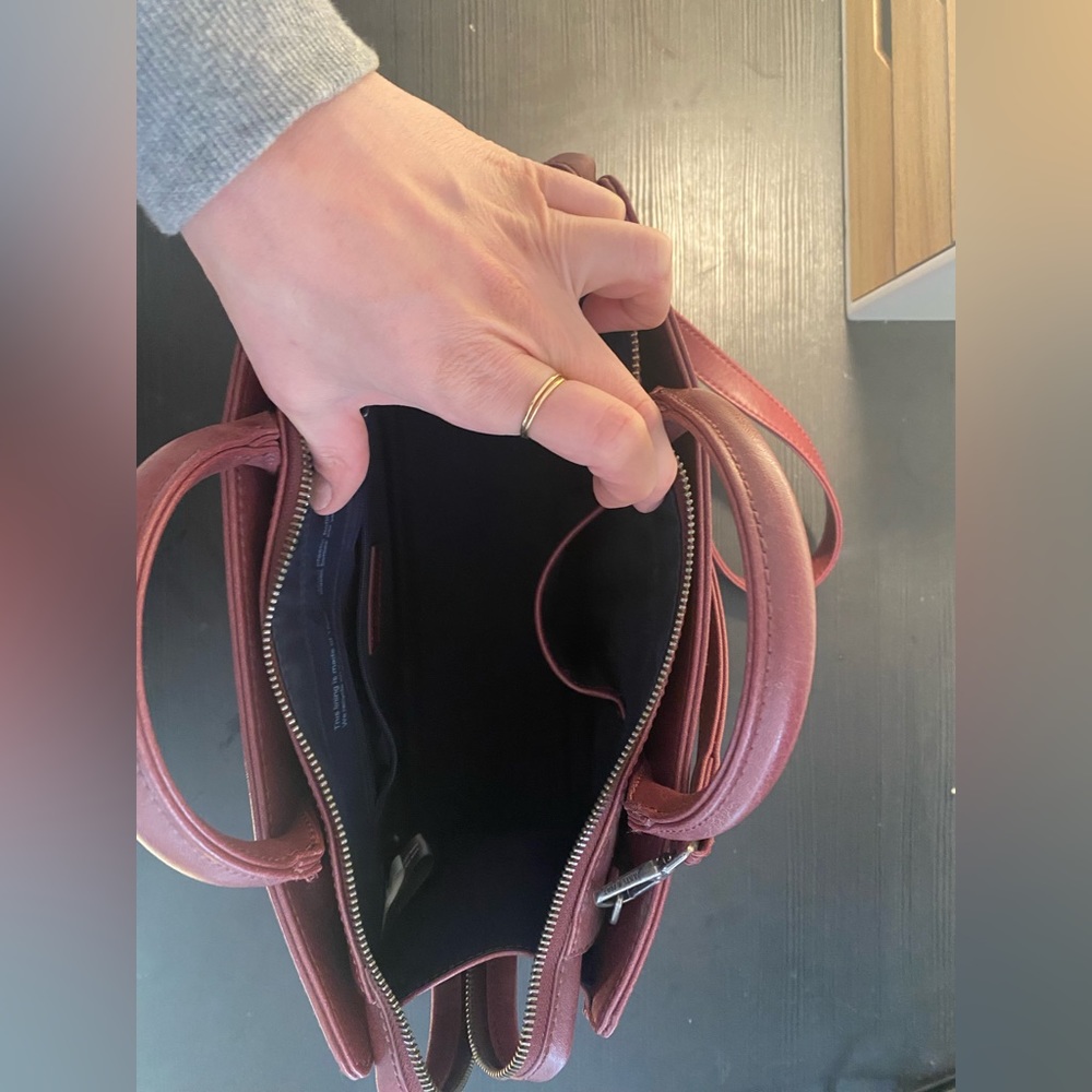 Matt & Nat Maroon Crossbody Satchel - Picture 5 of 5